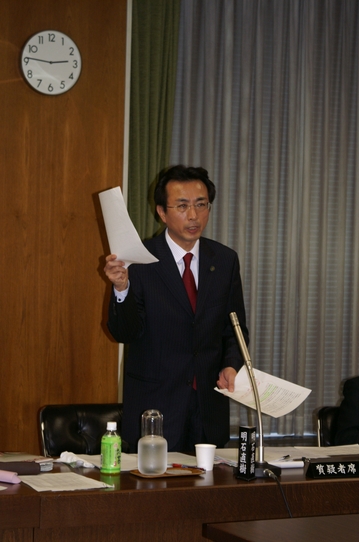 No.62 市会予算委員会で質疑